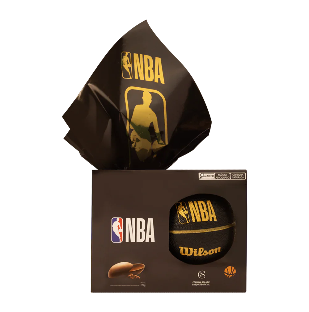 Ovo de Páscoa ao Leite Chocoesportes Bola NBA 170g